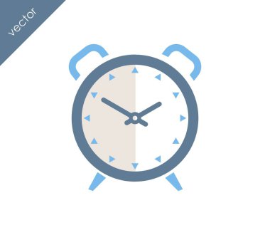 Alarm saati simgesi. 