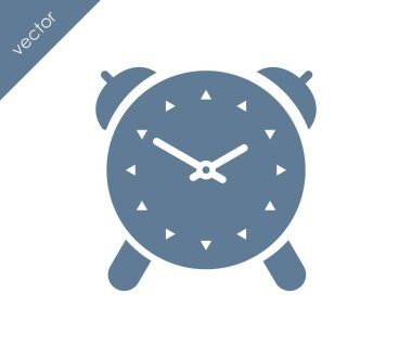 Alarm saati simgesi. 