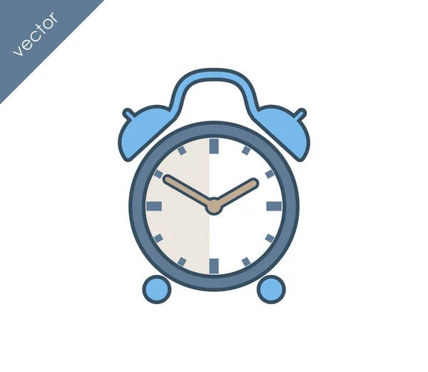 Icono del reloj despertador — Vector de stock