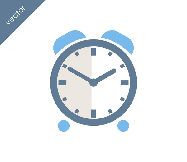 Icono del reloj despertador — Vector de stock