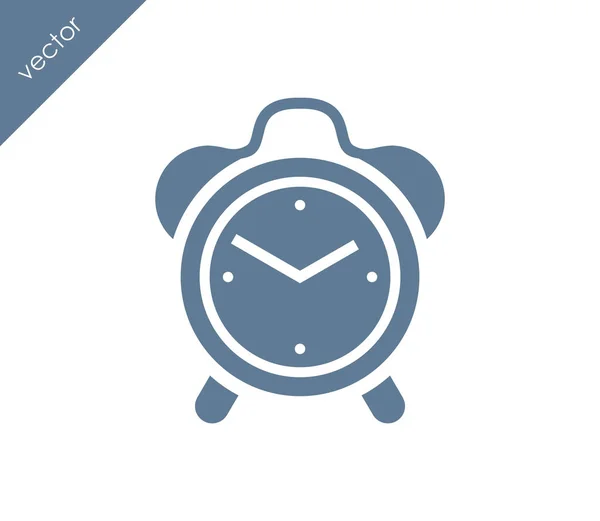 Icono del reloj despertador — Vector de stock