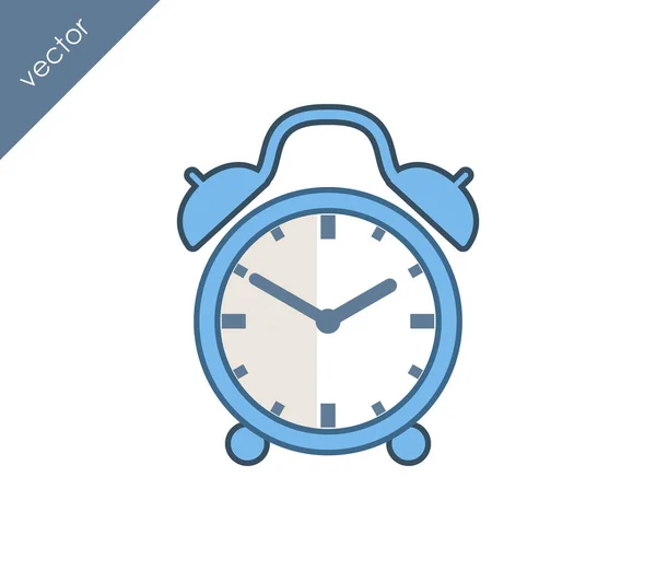 Icono del reloj despertador — Vector de stock