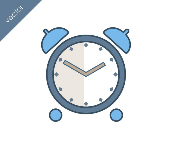 Icono del reloj despertador. — Vector de stock