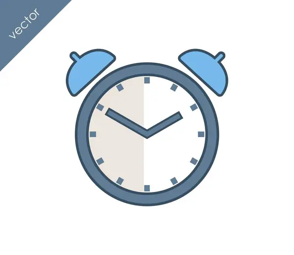 Icono del reloj despertador. — Vector de stock