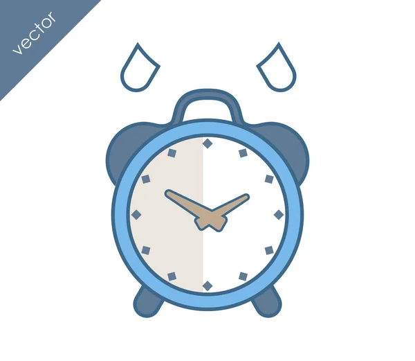 Icono del reloj despertador. — Vector de stock