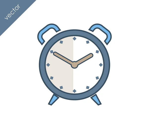 Icono del reloj despertador — Vector de stock