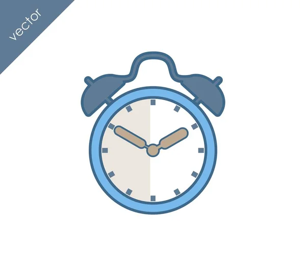 Icono del reloj despertador — Vector de stock