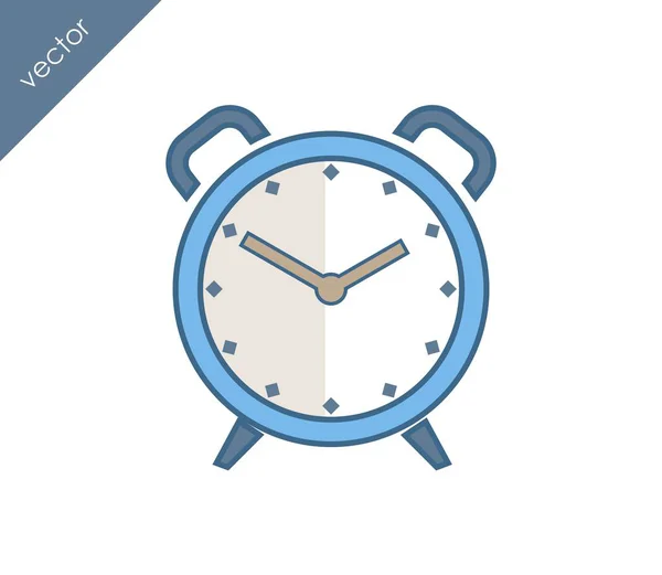 Icono del reloj despertador — Vector de stock