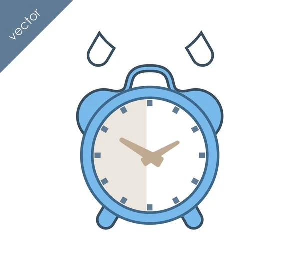 Icono del reloj despertador — Vector de stock