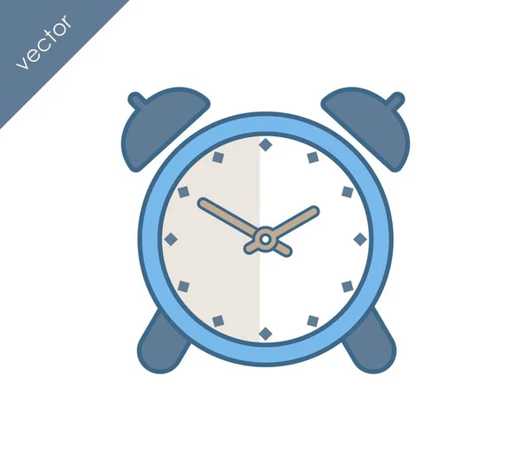 Icono del reloj despertador — Vector de stock