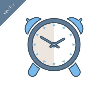 Alarm saati simgesi. 