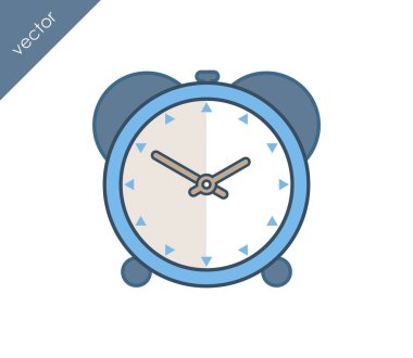 Alarm saati simgesi. 