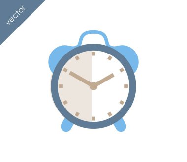 Alarm simgesi. Saat simgesi.