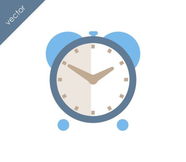 Alarm simgesi. Saat simgesi.