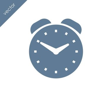 Alarm simgesi. Saat simgesi.