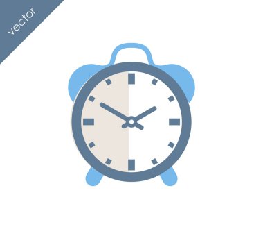 Alarm simgesi. Saat simgesi.  