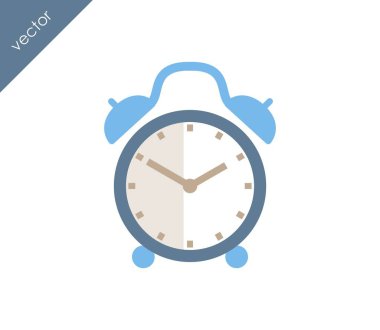 Alarm simgesi. Saat simgesi.  