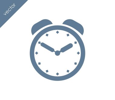 Alarm simgesi. Saat simgesi.  