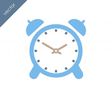 Alarm simgesi. Saat simgesi.  