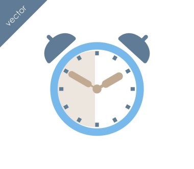 Alarm simgesi. Saat simgesi. 