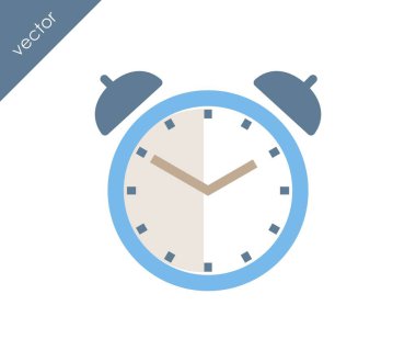 Alarm simgesi. Saat simgesi. 