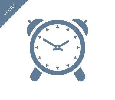 Alarm saati simgesi. 