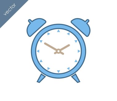 Alarm saati simgesi. 