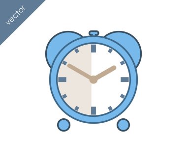 Alarm simgesi. Saat simgesi. 