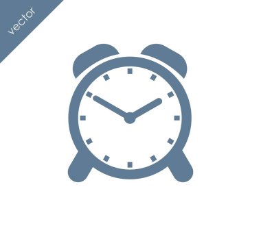 Alarm simgesi. Saat simgesi. 