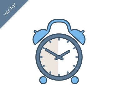 Alarm simgesi. Saat simgesi. 