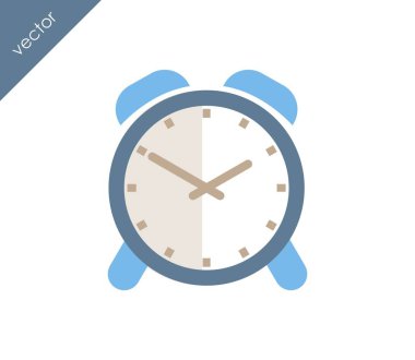 Alarm simgesi. Saat simgesi.  