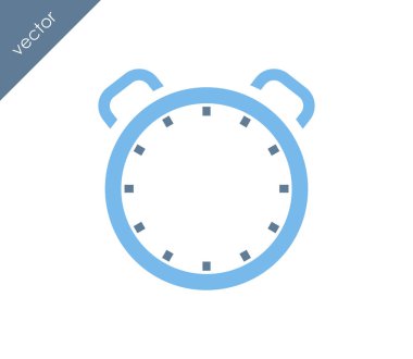 Alarm simgesi. Saat simgesi.  