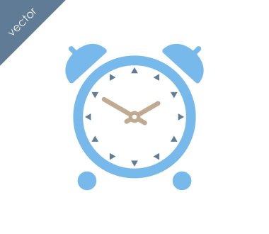 Alarm saati simgesi. 