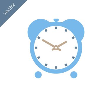 Alarm simgesi. Saat simgesi.  