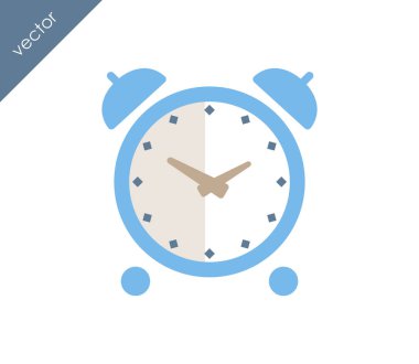 Alarm simgesi. Saat simgesi.  