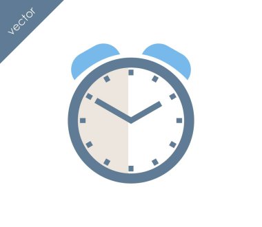 Alarm simgesi. Saat simgesi.  