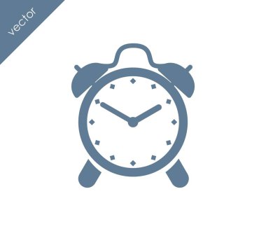 Alarm saati simgesi. 