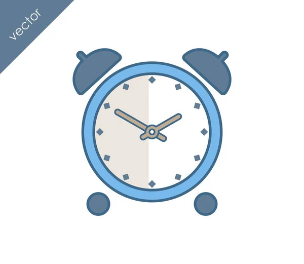 Icono del reloj despertador — Vector de stock