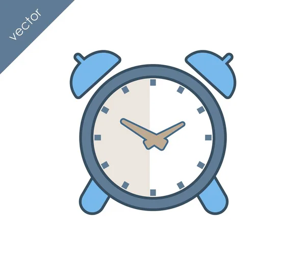 Icono del reloj despertador — Vector de stock