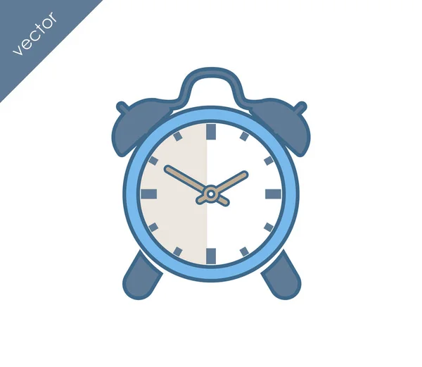 Icono de alarma. Icono del reloj . — Vector de stock