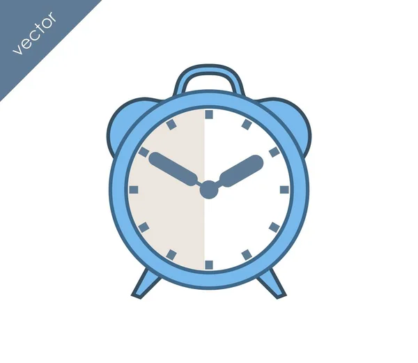 Icono de alarma. Icono del reloj . — Archivo Imágenes Vectoriales