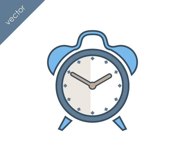 Alarmsymbol. Uhr-Symbol — Stockvektor