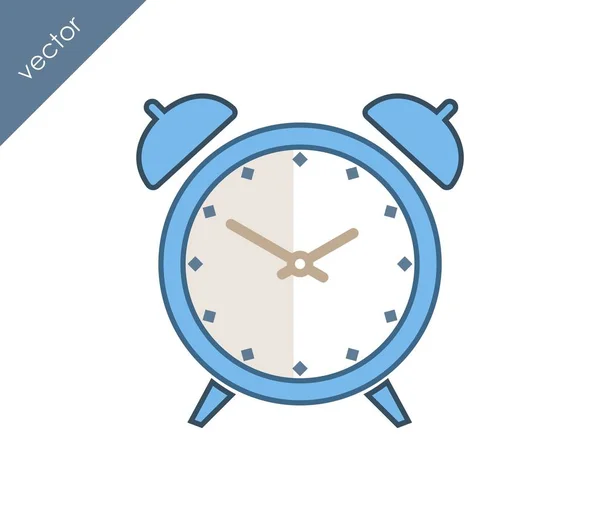 Alarmsymbol. Uhr-Symbol — Stockvektor