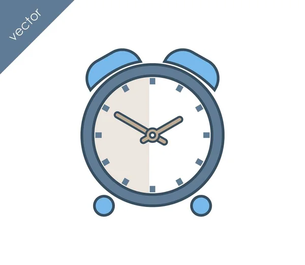 Alarm icon. Clock icon — Stock Vector