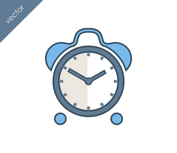 Alarmsymbol. Uhr-Symbol — Stockvektor