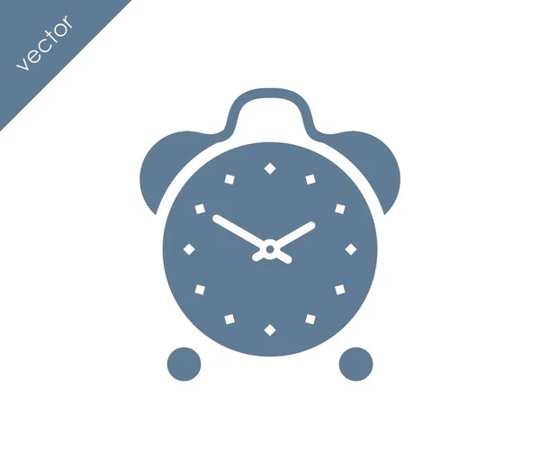 Icono de alarma. Icono del reloj . — Vector de stock