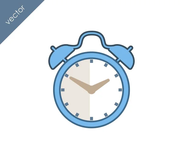 Icono de alarma. Icono del reloj . — Vector de stock