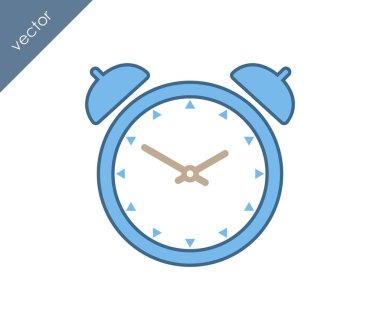 Alarm saati simgesi. 