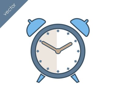 Alarm simgesi. Saat simgesi. 