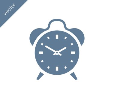 Alarm simgesi. Saat simgesi. 